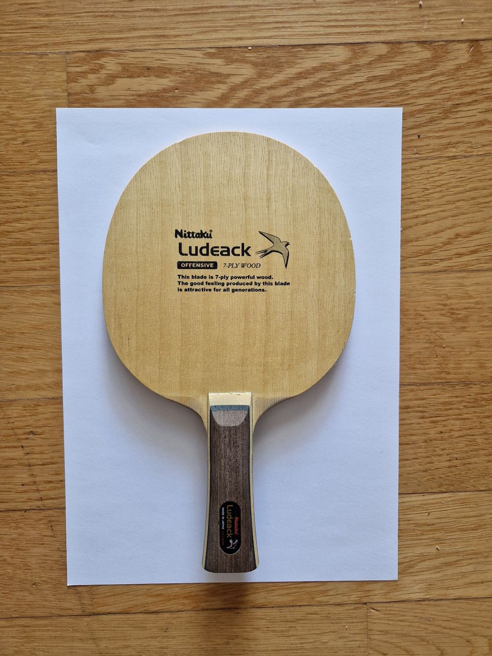 Racchette: Nittaku Ludeack TT Holz – Usato da Zug venduto da carpediem2000