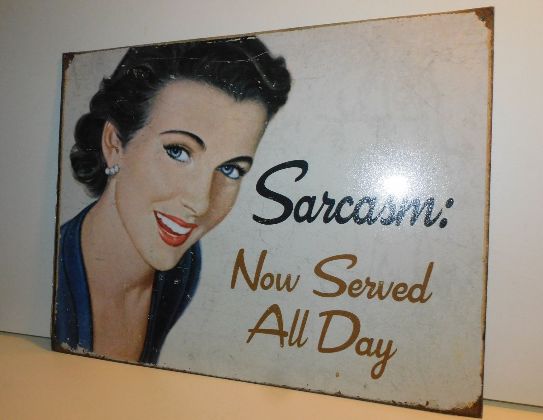 Insegne: Werbeschild Schild Blechschild - 40 x 31 cm – Usato da Sursee venduto da 76 3