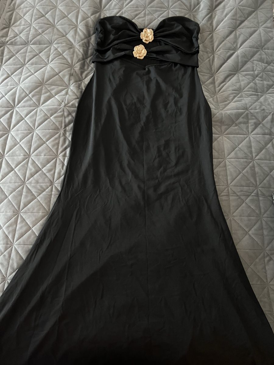 Kleider: Schwarzes Langes Kleid – Neu (gemäss Beschreibung) aus Tann von ivr_2vs