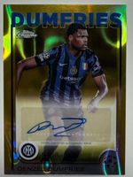 Denzel Dumfries /50 - autograph Topps Chrome- Internazionale