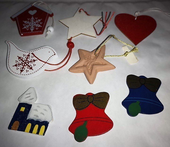 Tutte le decorazioni: Christbaumanhänger 8 Stück im Set. – Nuovo (secondo la descrizione) da Lutzenberg venduto da Truhe