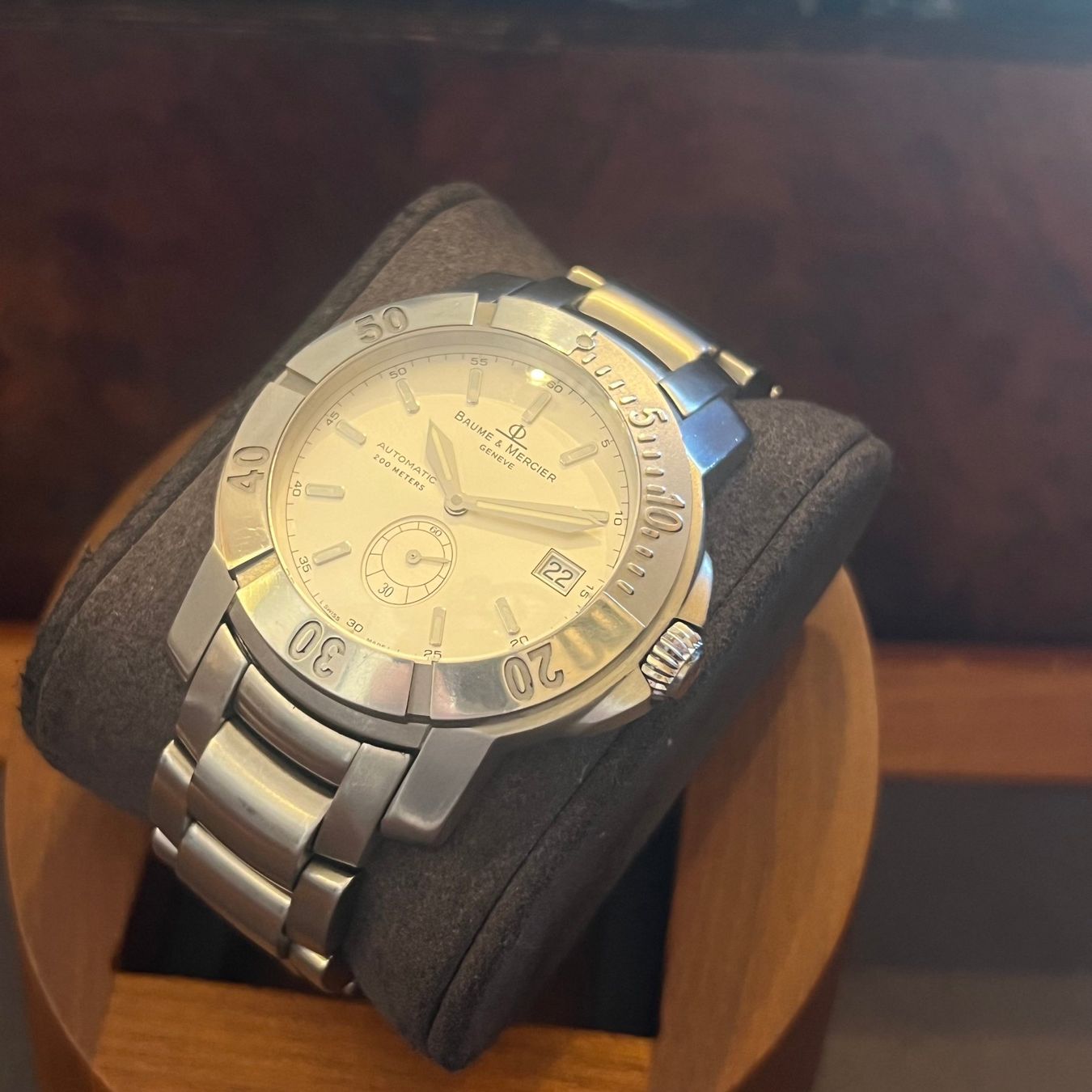 Baume & Mercier Orologi: Baume & Mercier Capeland Diver Automatic 65367 – Usato da Carouge GE venduto da Watchaser 8