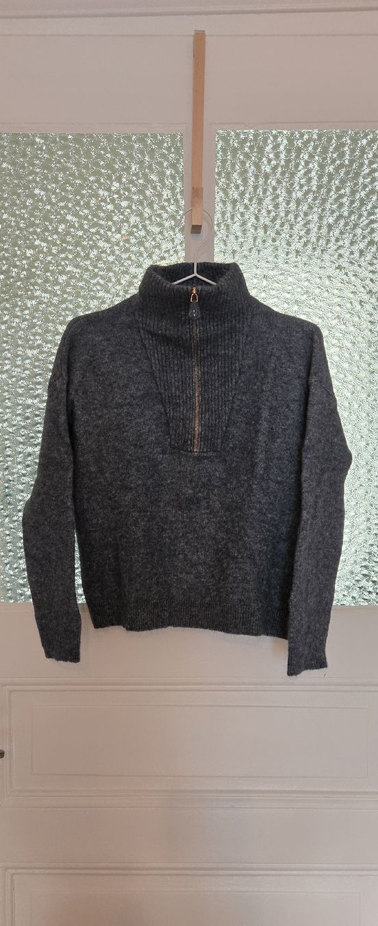 Sezane Pullover & Sweatshirts: Wollpullover Sezane Gr. S Blaugrau – Gebraucht aus Basel von 056rm