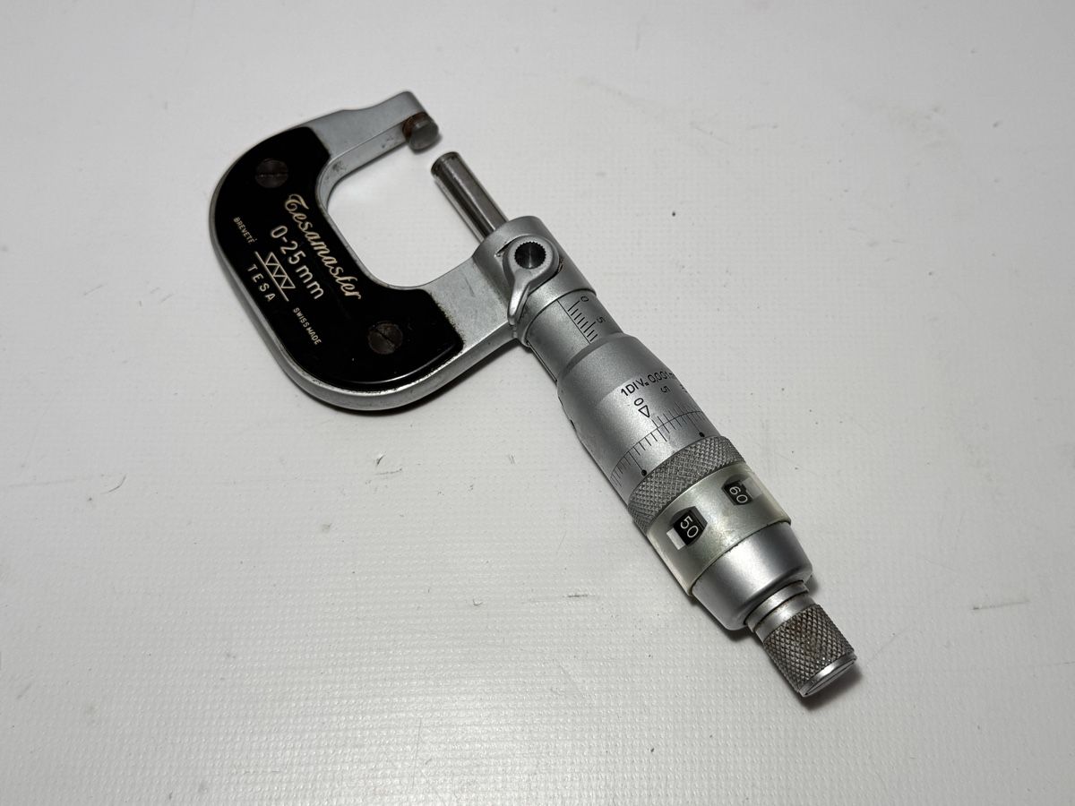 Tesa Misurare: Tesa Tesamaster Mikrometer 0-25 mm Aussenminrometer – Usato da Boswil venduto da ABLagerBoswil