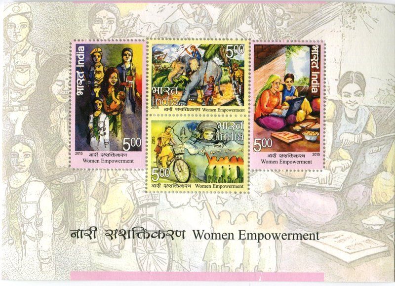 Tutti i francobolli: Block "Frauen". Indien. – Nuovo e nell'imballaggio originale da Basel venduto da Butsch5