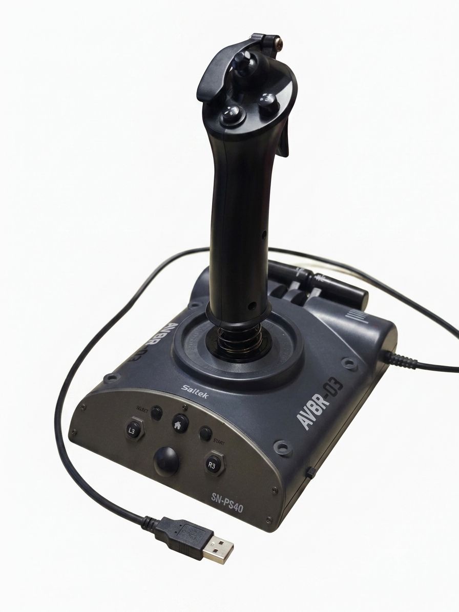 Saitek Controller: Flight-Sim Saitek Aviator Joystick AV8R-03 (PS3 / PC) – Usato da Altbüron venduto da Theo_Dotus