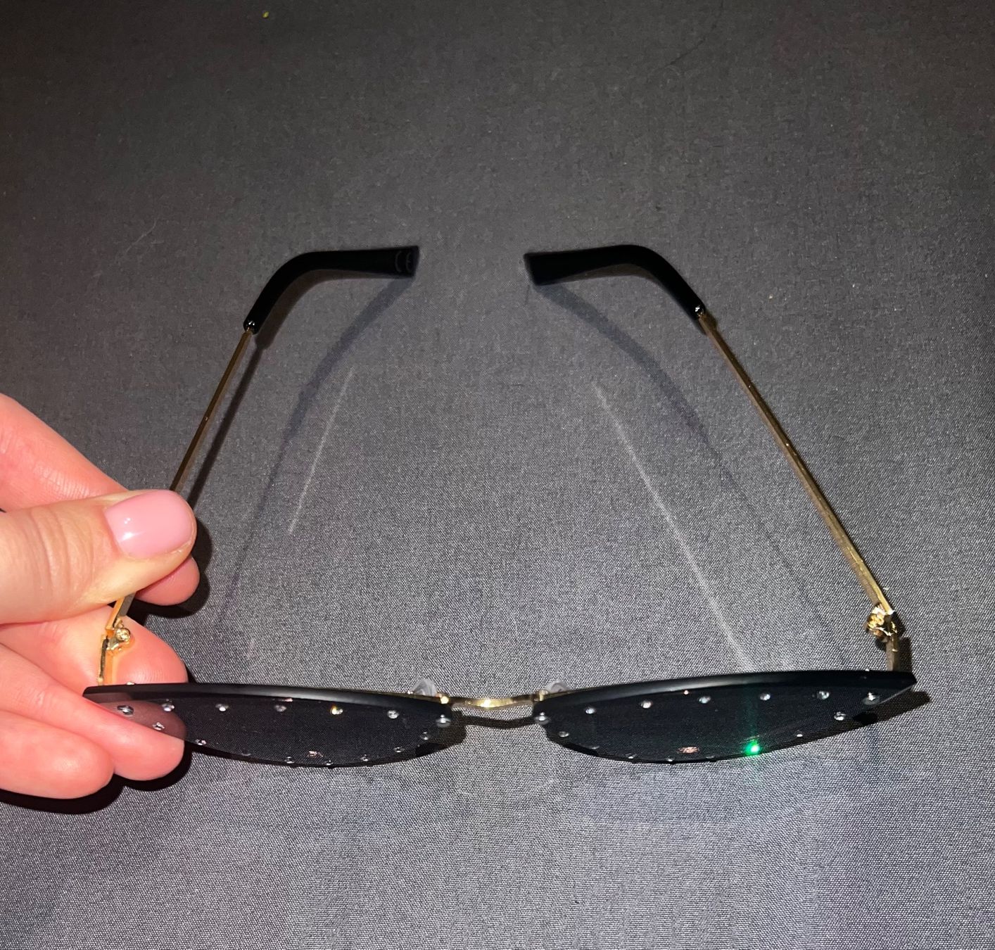 Occhiali & Lenti: Sunglasses cat-eye with gems – Nuovo e nell'imballaggio originale da Zug venduto da mkurganskaya 3