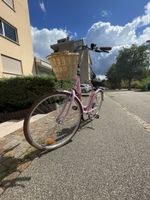 Damenfahrrad Totem rosa Citybike mit Korb neuwertig