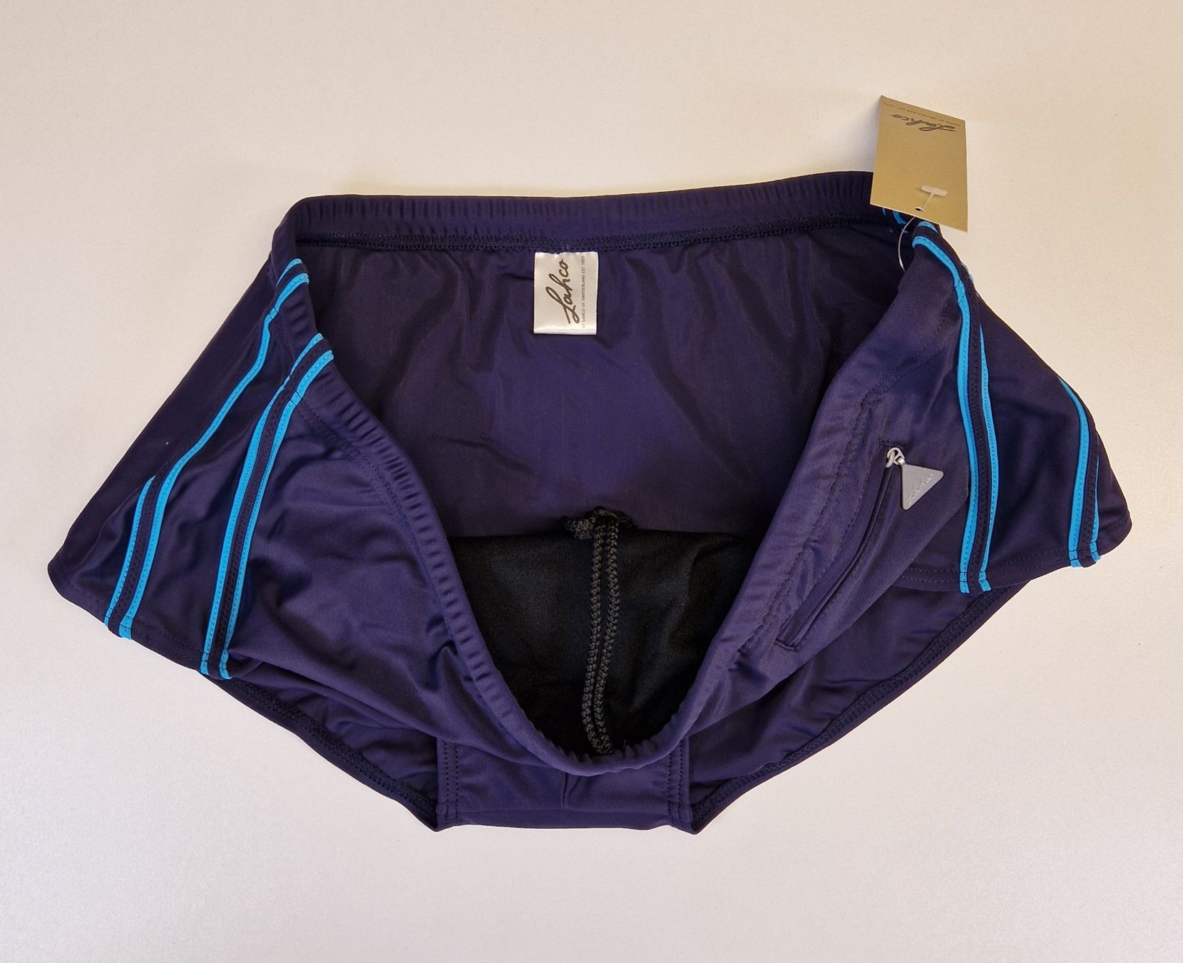 Lahco Costumi da bagno: Badehose Herren XL Lahco Basic Navy / Rabatt 50% - 70%!!! – Nuovo e nell'imballaggio originale da Braunau venduto da Brand-Store 7