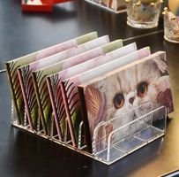 Plexiglas Display 17 x 12 cm mit 7 Fächer - 225186