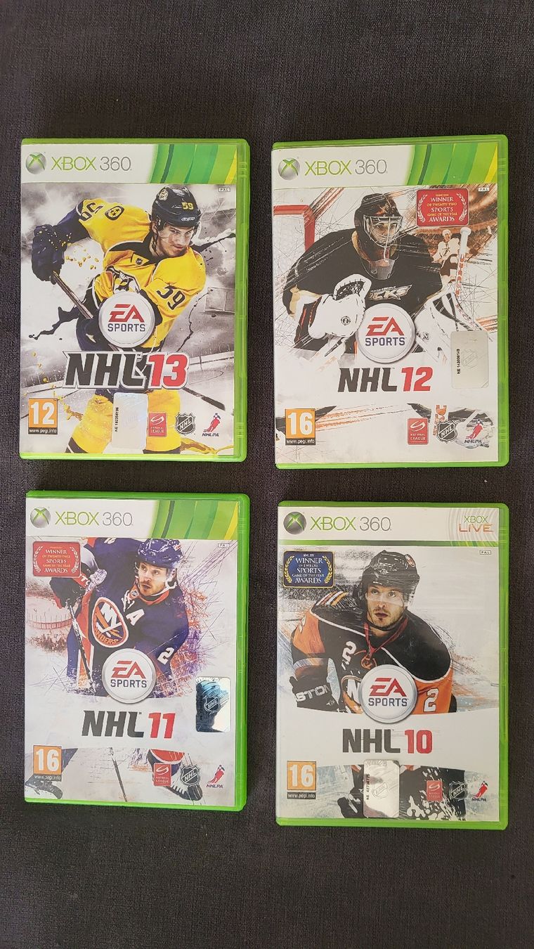 Giochi: NHL 10-13 / X Box 360 spiele set.4x Kompl. – Nuovo (secondo la descrizione) da Biel/Bienne venduto da Retrohr