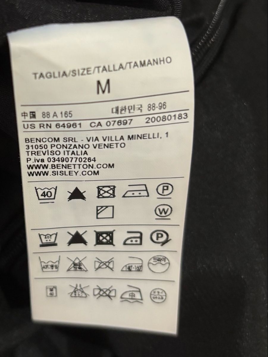 Benetton Vestiti: Robe Benetton noire taille M – Nuovo (secondo la descrizione) da Bernex venduto da mar_82vn 5