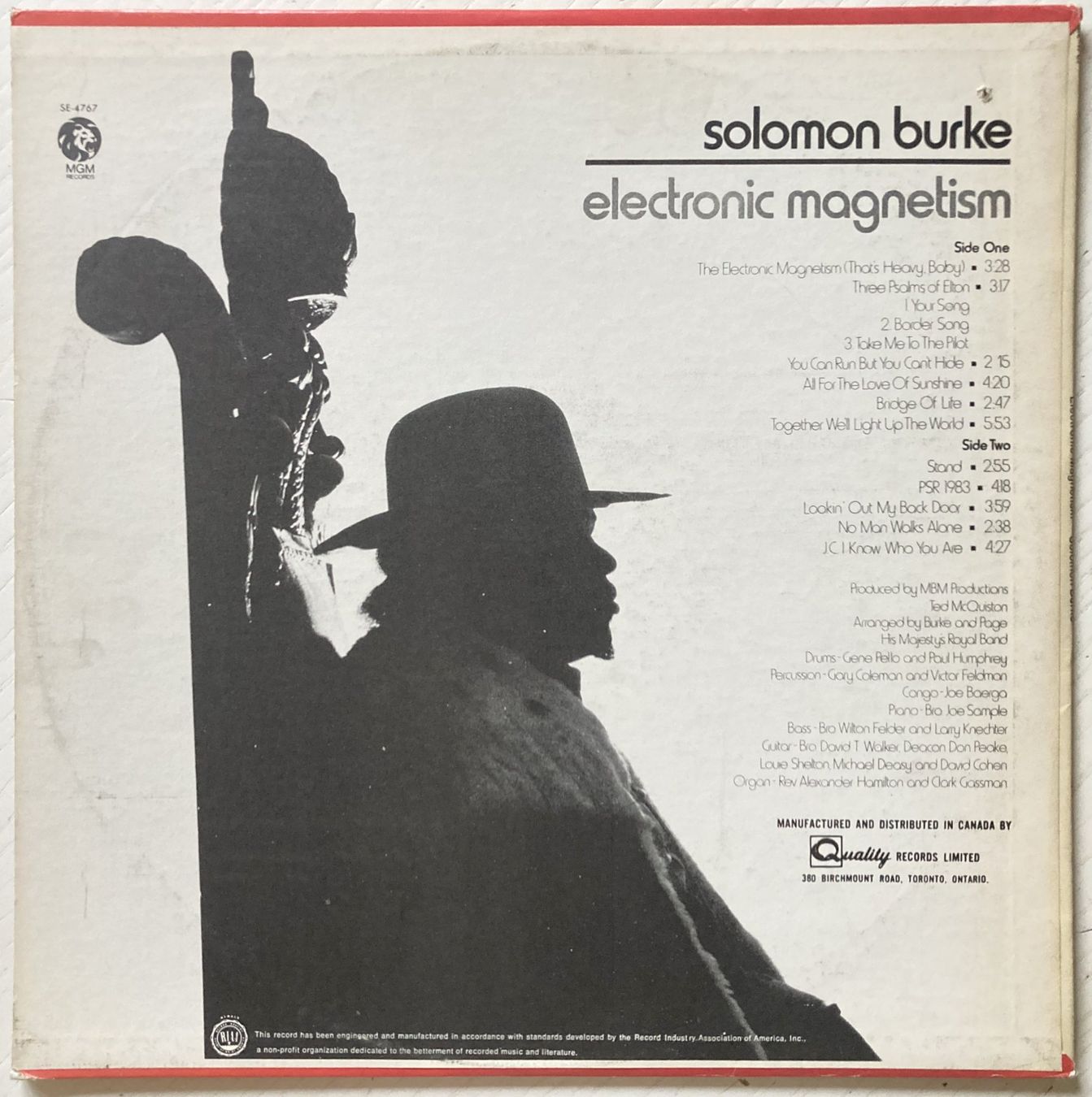 Dischi in vinile: SOLOMON BURKE - ELECTRONIC MAGNETISM – Usato da Bottens venduto da hotter-than-hell 1