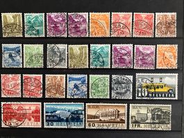 Lot Steckkarte Antike Briefmarken schöne-☉