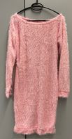 Mini Kleid Flauschig Rosa