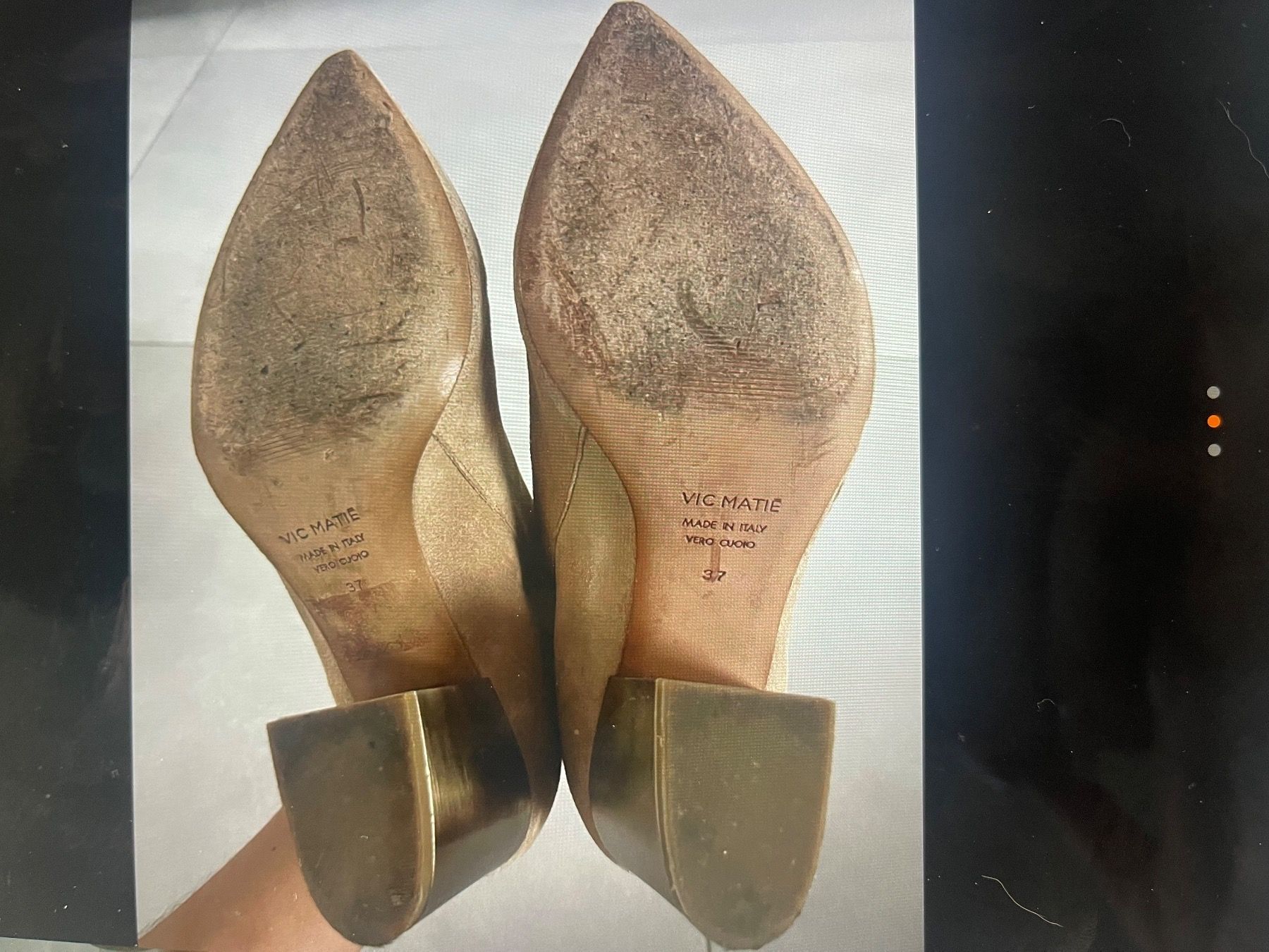 Damenschuhe: VIC Matie Stiefeletten beige 37 – Gebraucht aus Sachseln von Guguiseli 1