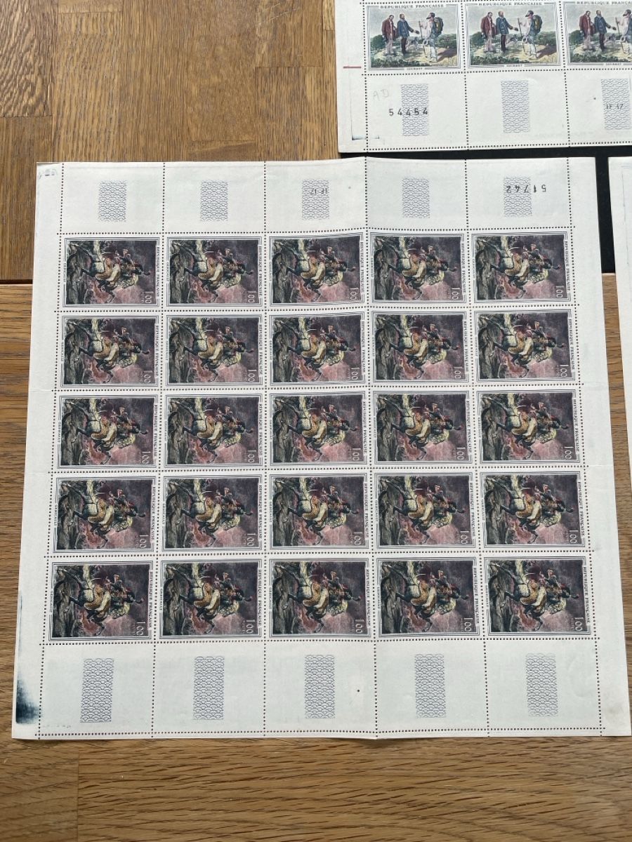 Alle Briefmarken: Blocksatz Frankreich Gemälde Postfrisch  – Gebraucht aus Roggwil TG von Lph_m9nm 2
