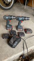 2x Bosch Schlagbohrschrauber 18V Li-Ion gebraucht