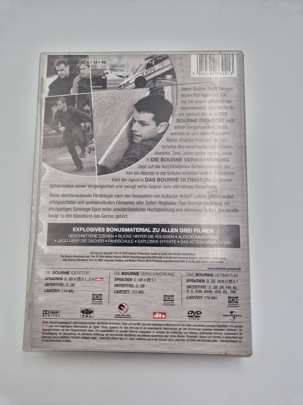 Tutti i DVDs: Bourne Trilogie - 3 Disc Edition  – Usato da Ettiswil venduto da beekeper13 1