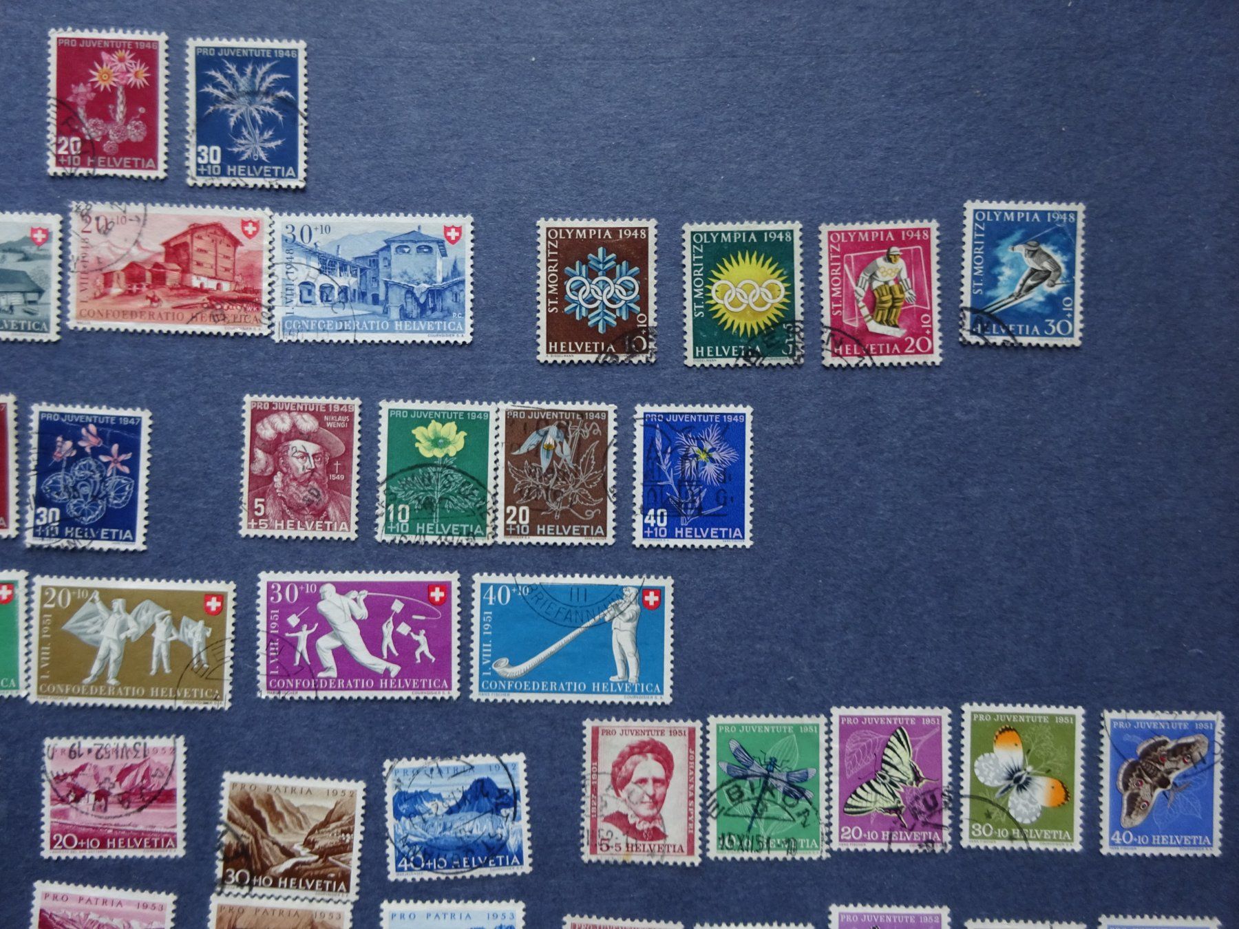 Tutti i francobolli: Lot Briefmarken ab 1946 gestempelt – Usato da Appenzell-Steinegg venduto da adi1975 2