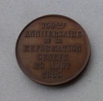 Medaille ++ Reform. Geneve 23. Aout 1885