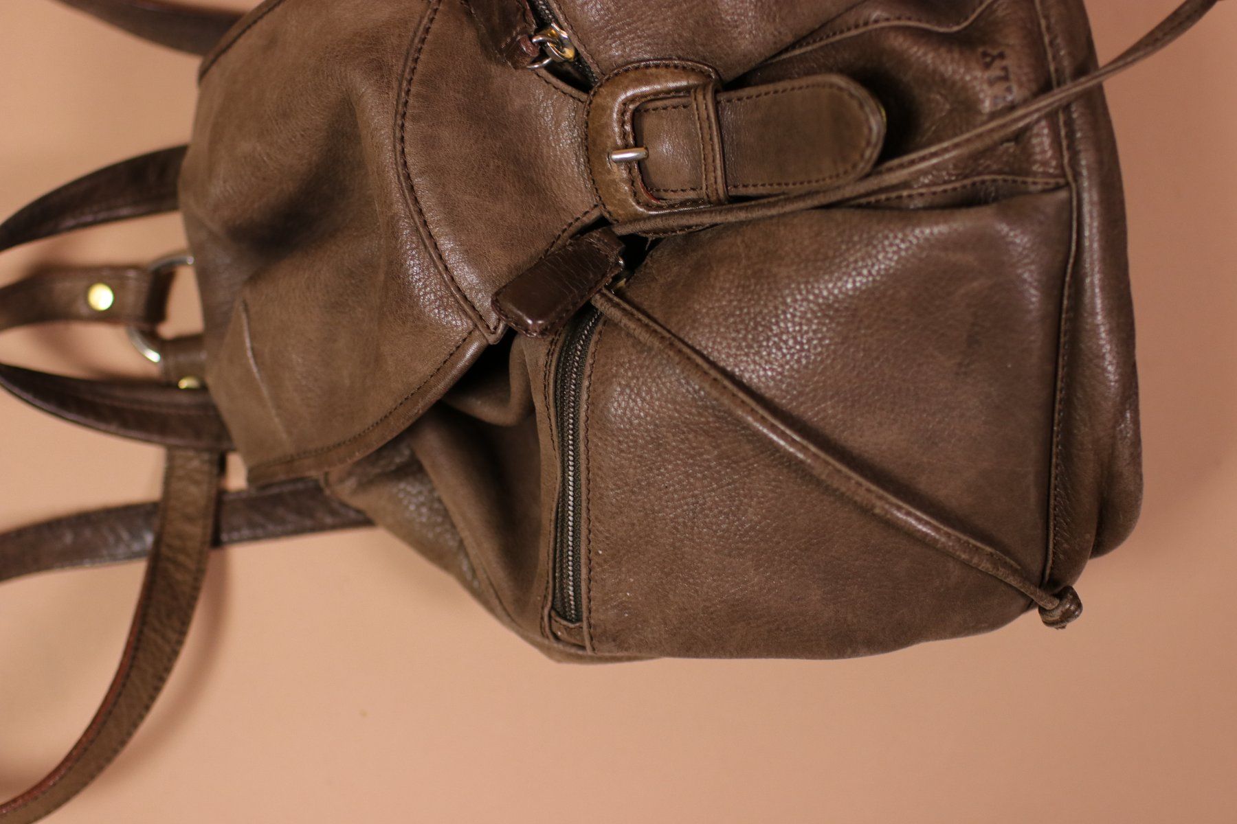 Bally Zaini: Vintage 1980s BALLY Brown Leather Backpack – Usato da Hombrechtikon venduto da BAZ-Vintage 3