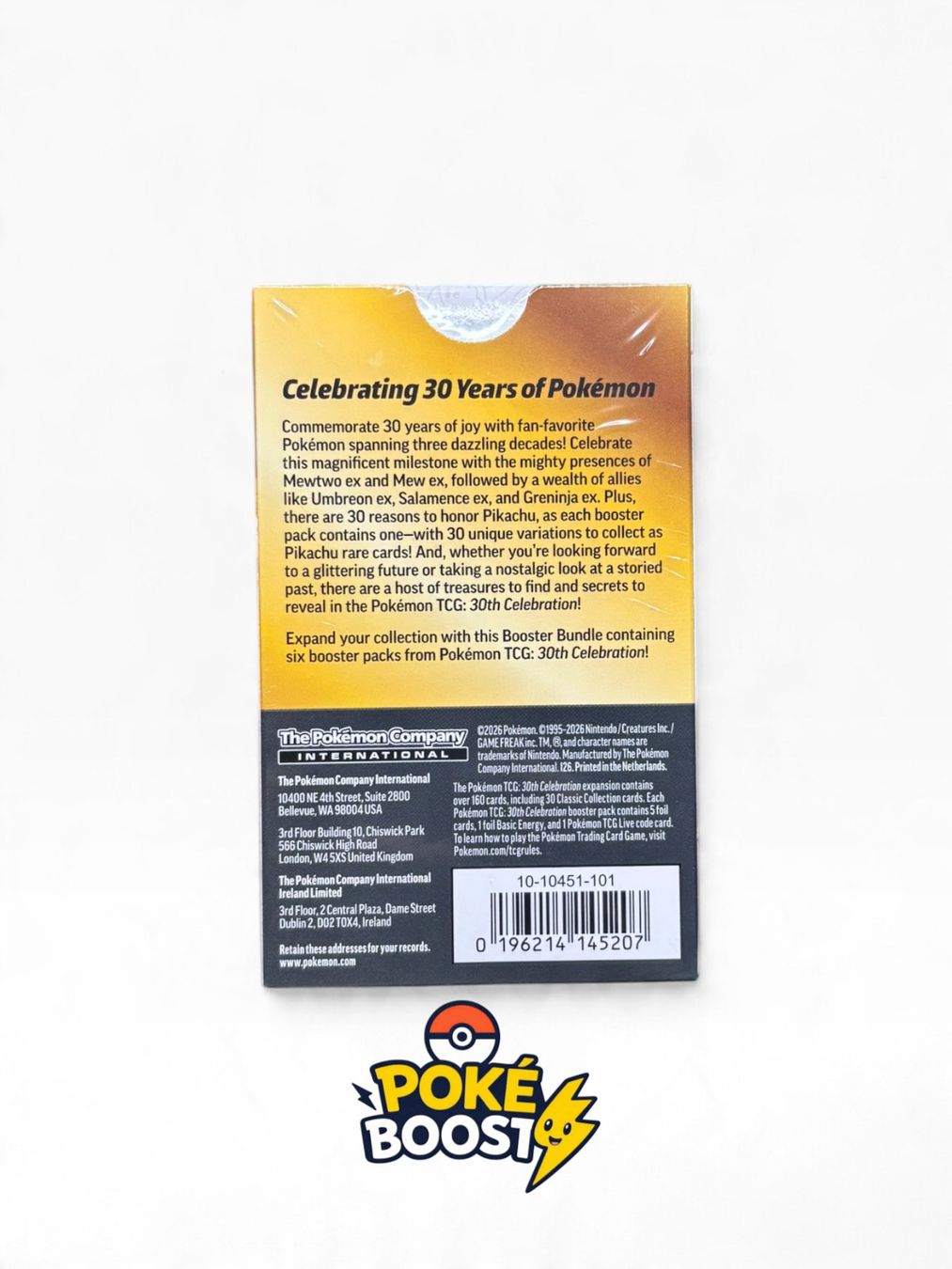 Pokémon Carte collezionabili: Scellé Pokémon - Bundle Celebration 30th 🇬🇧 – Usato da Froideville venduto da PokeBoost 2