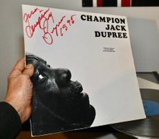 SIGNIERT Champion Jack Dupree - Barrelhouse Blues LP
