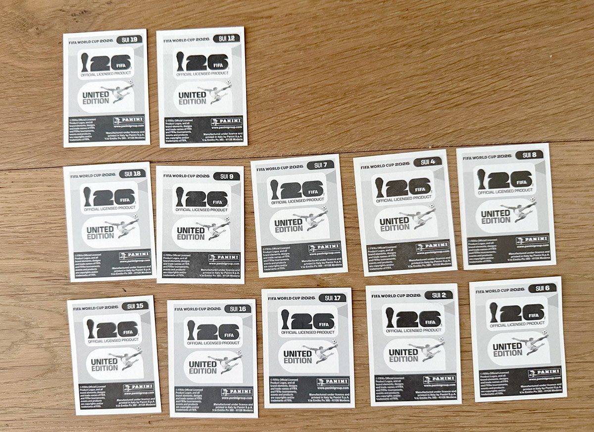 Panini Sammelbilder & Trading cards: WM 2026 Panini Team Schweiz – Neu und originalverpackt aus Schlieren von freesoul 1