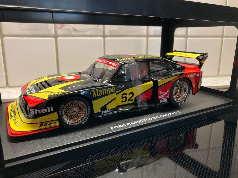 Ford UK Capri Turbo Gr.5 Team Mampe #3 1979 DRM Norisring in 1:18 scale by MCG