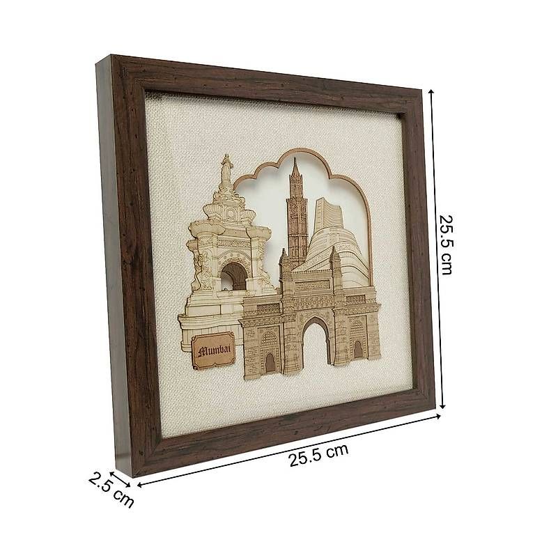 Dipinti: tableau en marqueterie Mumbai / Bombay – Nuovo e nell'imballaggio originale da Vésenaz venduto da atadde 1
