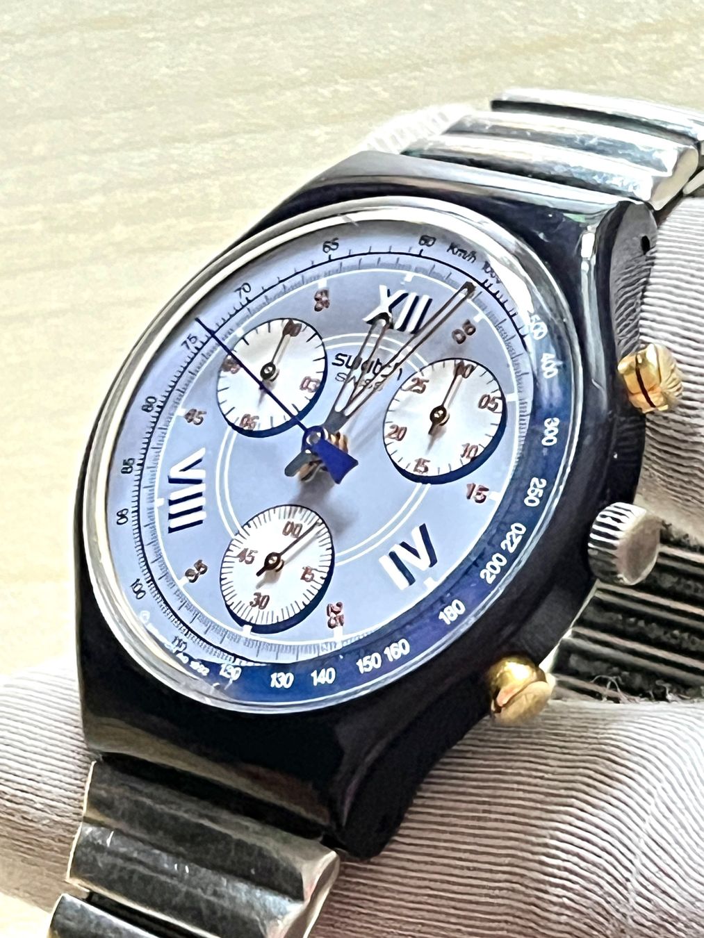 Swatch Orologi: Swatch Uhr Chronograph – Usato da Grenchen venduto da chththl 4