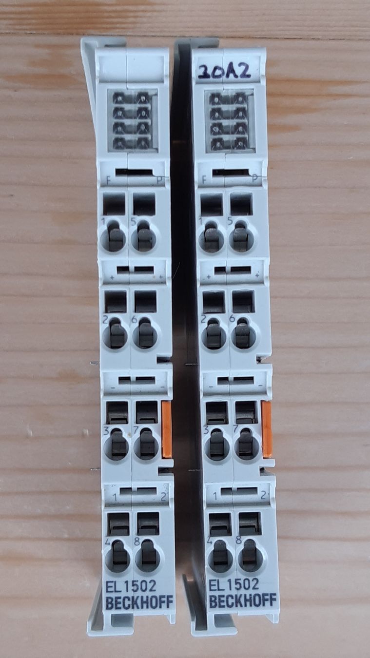 Beckhoff Componenti elettronici: 2 Stk. Beckhoff EL1502 Down Counter – Usato da Oey venduto da Parkplatzbrocki
