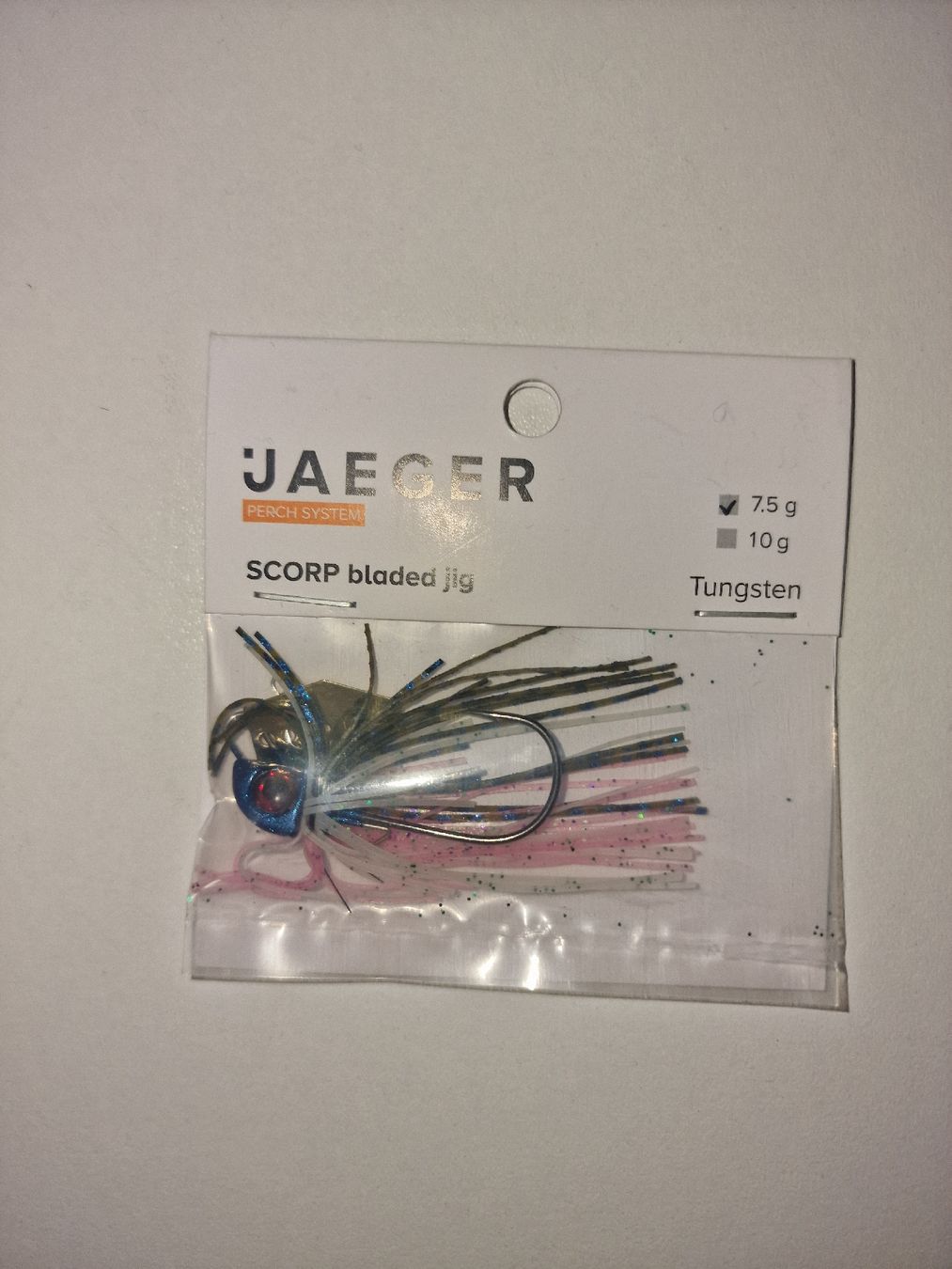 Esche: JAEGER Hochfrequenter Tungsten Chatterbait SCORP - Barsch – Nuovo e nell'imballaggio originale da Itingen venduto da fishing-gear 1