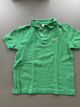 Lacoste Poloshirt, Gr. 128, Grün - Top Zustand für Sommer