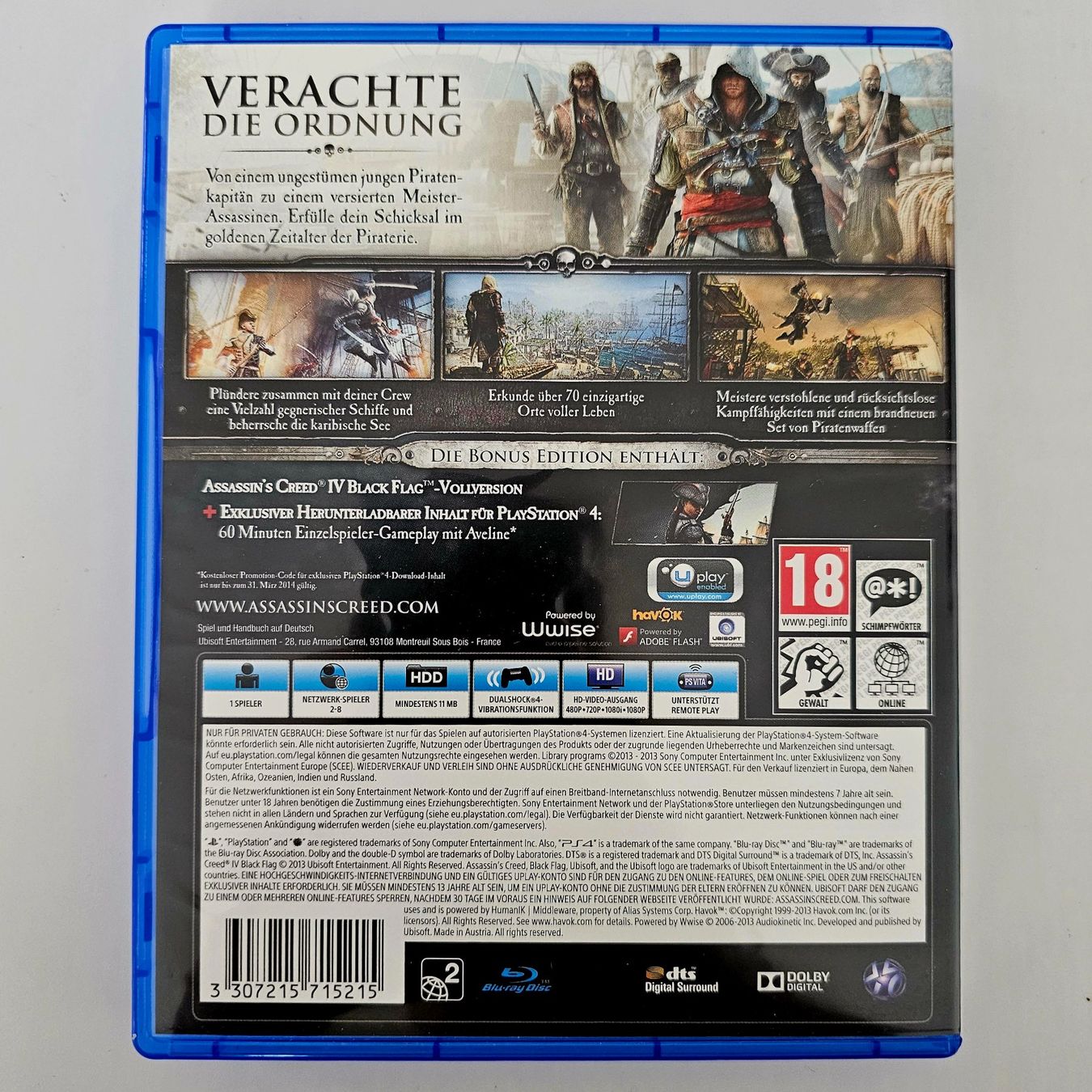 Sony Giochi: Assassin's Creed Black Flag (PS4) – Usato da Holziken venduto da Miglioregamesnmore 1