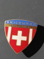 Altes Abzeichen Emailliert Skilehrer SSS Klosters nummeriert