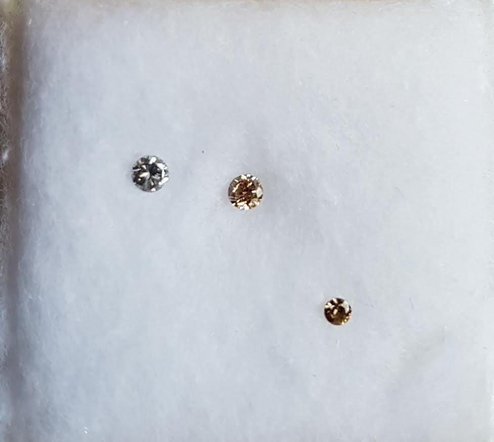 Pietre preziose: Brillanten 3stk 0.14ct – Nuovo e nell'imballaggio originale da zuerich venduto da Jewlsdesign