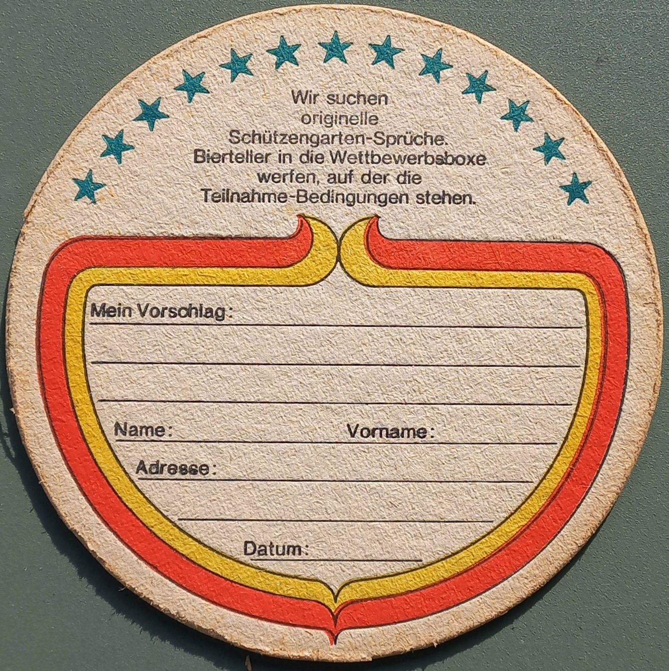 Sottobicchieri: Bierdeckel - Schützengarten - CH – Usato da Niederuzwil venduto da lubimaja 1