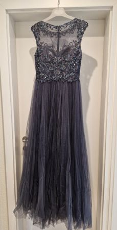 Damen Abendkleid Luxuar Limited Gr. 36 / blau / 1x getragen