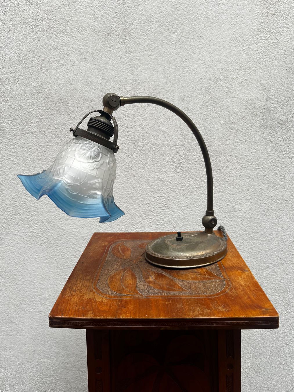 Lampade: Antike Jugendstil-Tischlampe – Usato da Riva San Vitale venduto da AM25