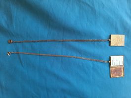 Kette & Schweizer Pass als Schmuck, 2stk