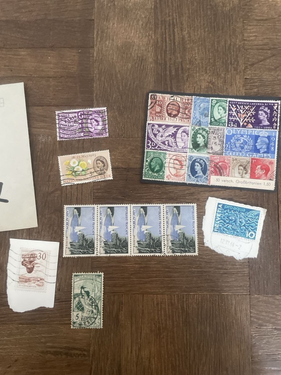 Alle Briefmarken: Antike Briefmarken Sammlung Grossbritannien, Frankreich – Gebraucht aus Dübendorf von Magnum22inch 1