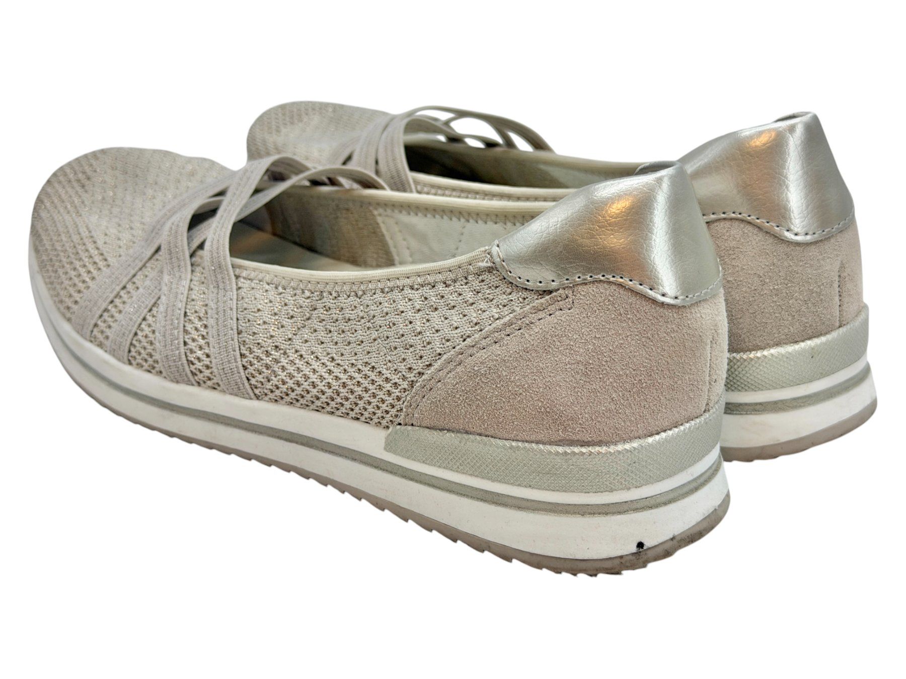 Scarpe da donna: Ballerines Medicus beige clair textile. Pointure 38 – Usato da Cossonay-Ville venduto da PatineDuTemps 6