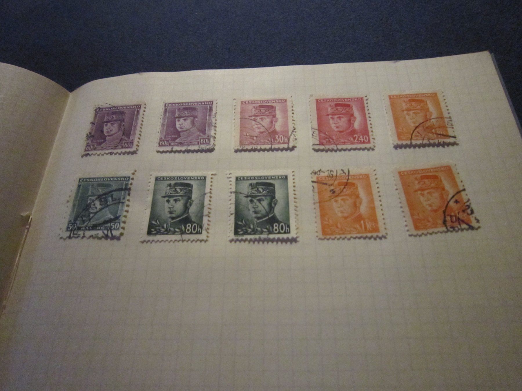Alle Briefmarken: Büchlein mit Marken Tschekoslavokei – Gebraucht aus Giubiasco von sal_9j6w 8