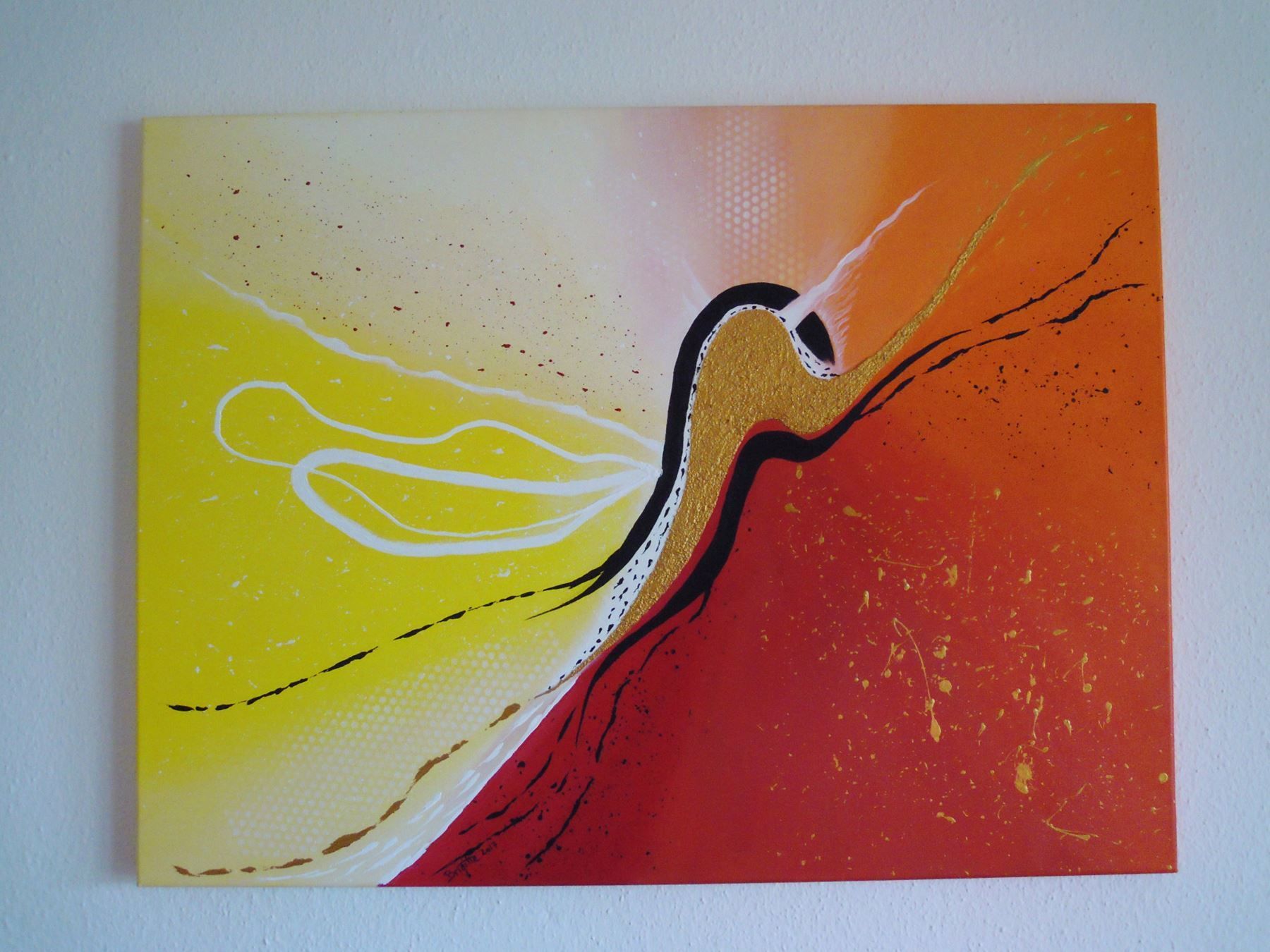 Dipinti: Acrylbild auf Leinwand – Nuovo (secondo la descrizione) da Langendorf venduto da Brigida 1