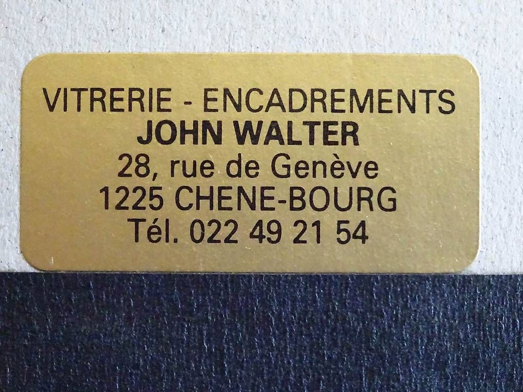 Incisioni: Gravures Genève ? – Usato da Chernex venduto da Nouveaunom 4