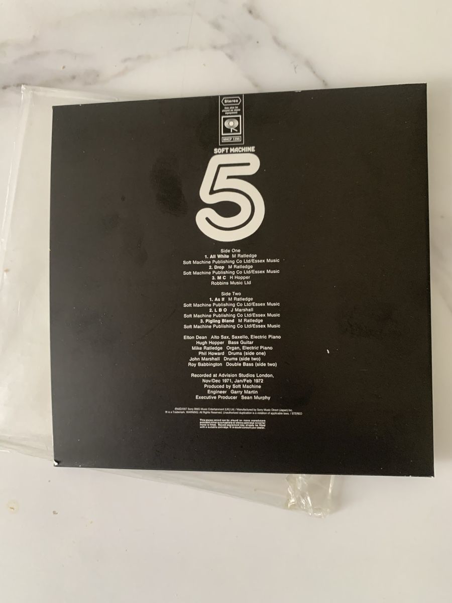 CD: Soft Machine 5 / Japan Cd – Usato da lausanne venduto da Ccheche 2