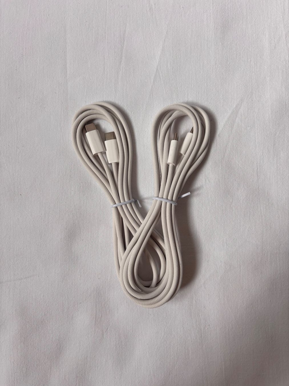 Cavi: Câbles USB-C – lot de 2 pièces, compatible IPhone / Android – Nuovo (secondo la descrizione) da Romanel-s-Lausanne venduto da Lawdisy- 1