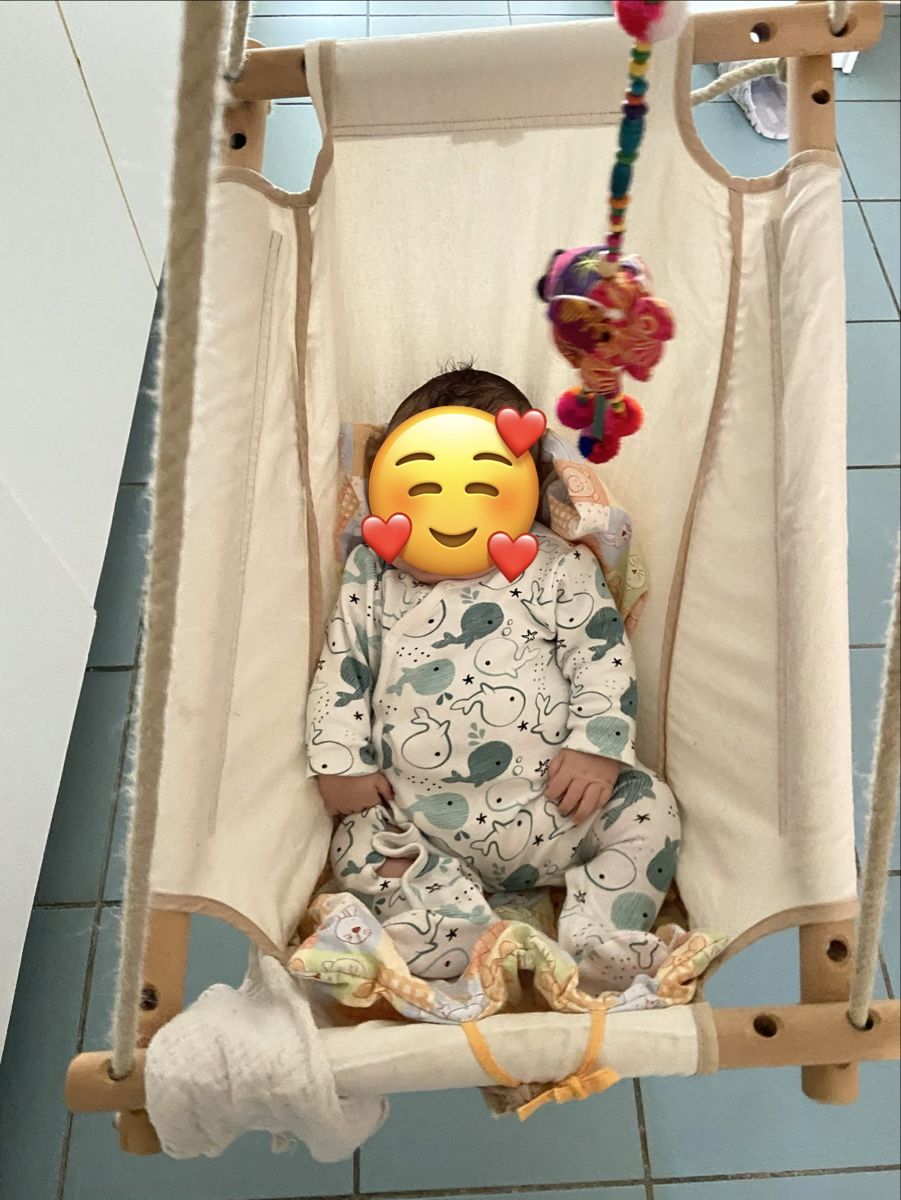 Sdraiette & Sdraiette a dondolo: Hamac pour bébé avec ressort – Usato da Fribourg venduto da LaureG85 2